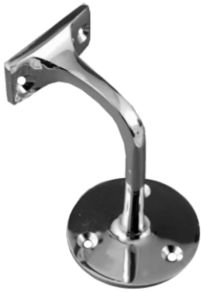 Picture of HANDRAIL BRACKET - HEAVY DUTY | 76MM | POLISHED CHROME | BOX