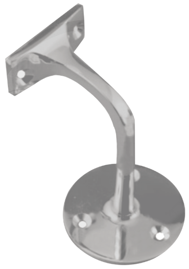 Picture of HANDRAIL BRACKET - HEAVY DUTY | 76MM | SATIN CHROME | BOX