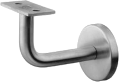 Picture of STAINLESS STEEL HANDRAIL BRACKET  | 90MM | SATIN | BOX