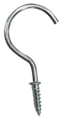 Picture of SICHERN CUP HOOKS 38M ZINC PLATED | 38 MM | BRIGHT ZINC PLATED | PRINTED POLBAG