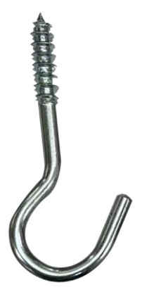 Picture of SICHERN CUP HOOK ZP (X1)100MM | 100MM | BRIGHT ZINC PLATED | PRINTED POLYBAG