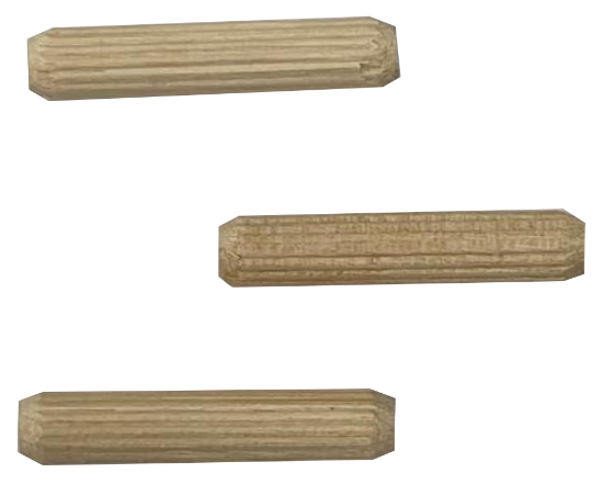 Picture of SICHERN WOODEN DOWELS M6 X 30MM (PACK OF 50) | M6 | NATURAL | PRINTED POLYBAG