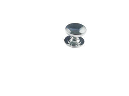 Picture of VICTORIAN CUPBOARD KNOB-PACK OF 2 | 25MM | SATIN CHROME | POLYBAG