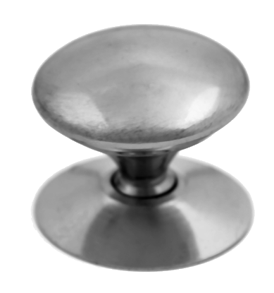 Picture of VICTORIAN CUPBOARD KNOB - PACK OF 2 | 32MM | SATIN CHROME | PRINTED POLYBAG
