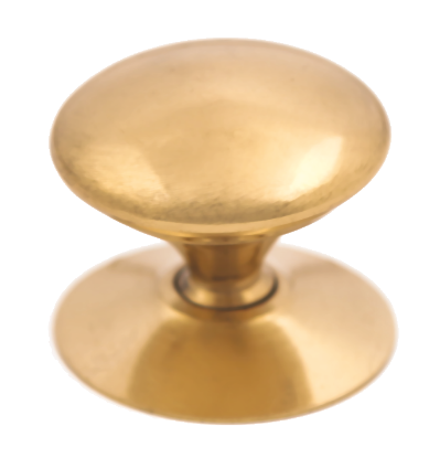 Picture of VICTORIAN CUPBOARD KNOB - PACK OF 2 | 32MM | BRASS PLATED | PRINTED POLYBAG