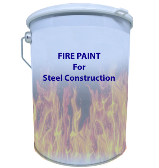 Picture of FIRE PAINT (WATER BASED) | 5 LITRE | WHITE | TIN