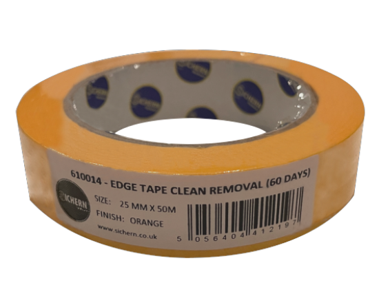 Picture of EDGE TAPE CLEAN REMOVAL (60 DAYS)  | 25mm x 50m | ORANGE | BOX