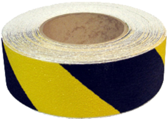 Picture of ANTI-SLIP HAZARD TAPE  | 50MM X 20M | YELLOW / BLACK  | POLYBAG