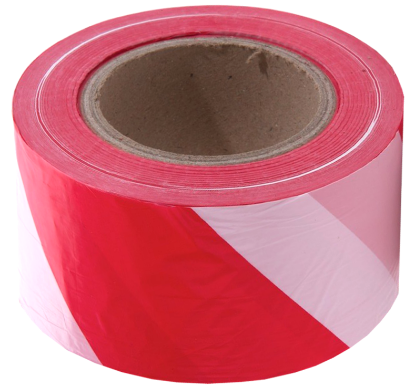 Picture of BARRIER TAPE  | 75MM X 500M | RED / WHITE  | POLYBAG