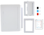 Picture of ACCESS PANEL PVC  SURFACE FIT | 150x100mm | WHITE |  POLYBAG WITH EURO SLOT