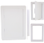 Picture of ACCESS PANEL PVC  SURFACE FIT | 200x200mm | WHITE |  POLYBAG WITH EURO SLOT