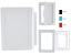Picture of ACCESS PANEL PVC  SURFACE FIT | 230x150mm | WHITE |  POLYBAG WITH EURO SLOT