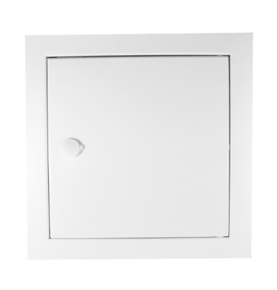 Picture of ACCESS PANEL METAL LOCKABLE  | 200 X 200mm | WHITE | BOX WITH EURO SLOT