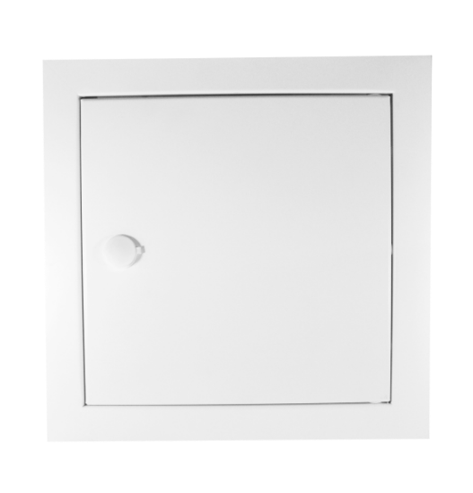 Picture of ACCESS PANEL METAL LOCKABLE  | 200 X 200mm | WHITE | BOX WITH EURO SLOT