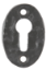 Picture of KEY HOLE ESCUTCHEON (OVAL SHAPE 44L X 29W) | - | EPOXY BLACK | POLYBAG