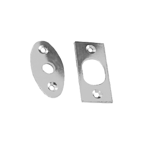 Picture of SPARE PLATES FOR RACK BOLTS (ESC AND STRIKE) - 5 SETS | OTHER | CHROME PLATED | TRADE BAG